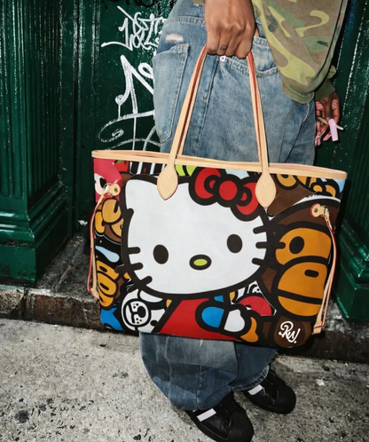HK Graphic Tote Bag